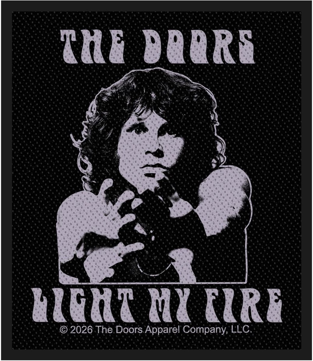The Doors - Light My Fire Patch - Zwart