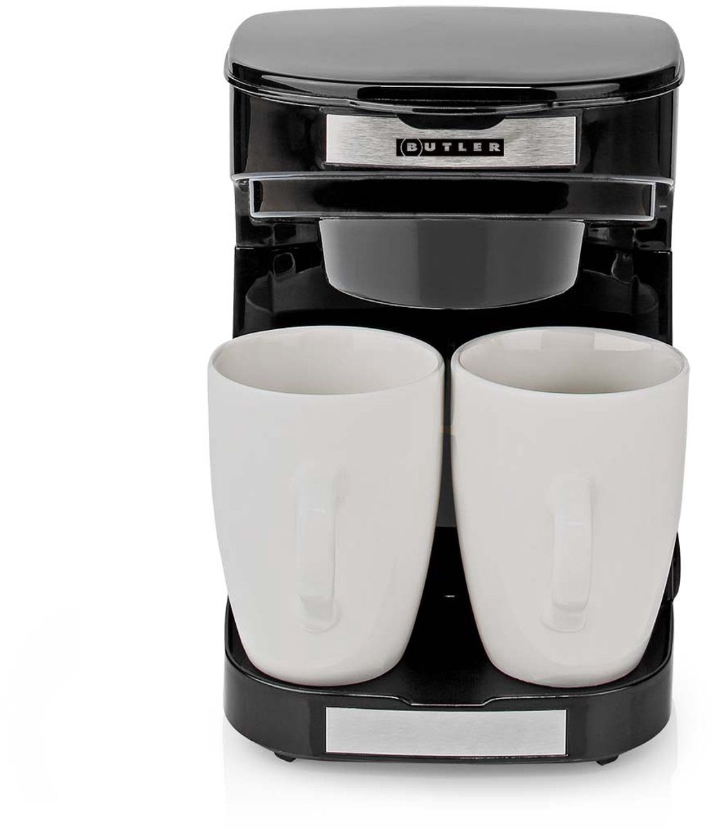 Butler 16100129 - Compact koffiezetapparaat - 2 porseleinen kopjes - 0,25 l - 450 W - Automatische uitschakeling - Zwart thumbnail 5