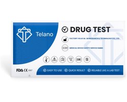 Telano 10 stuks Drugstest Cocaïne Dipcard - Drugtesten Urine COC