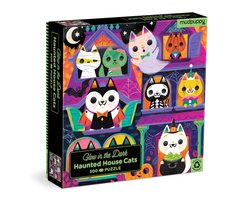 Haunted House Cats 300 Piece Glow In The Dark Puzzle