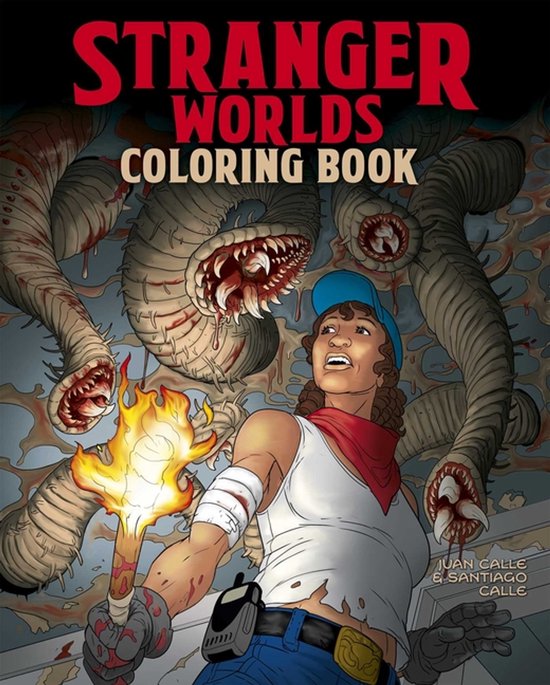 Sirius Creative Coloring- Stranger Worlds Coloring Book - cover