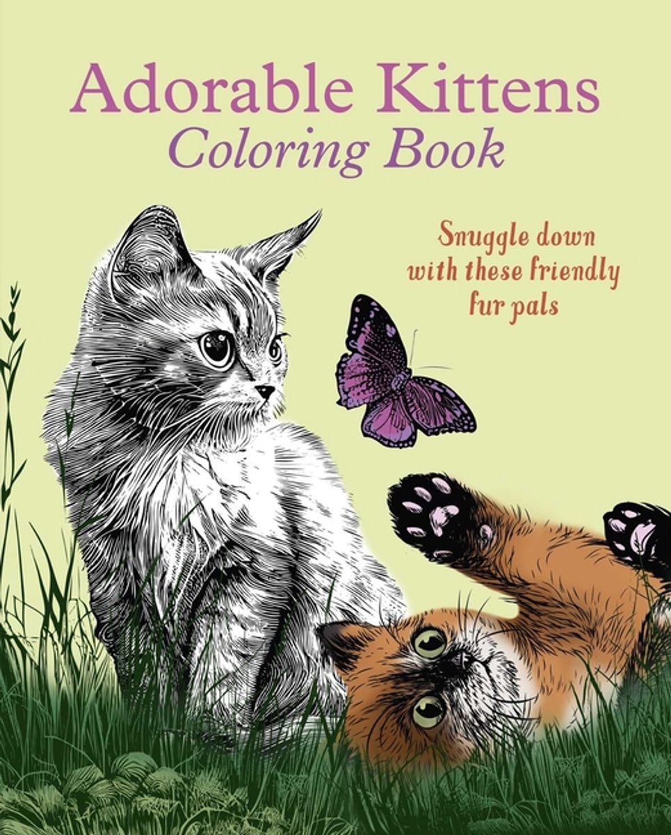 Sirius Creative Coloring- Adorable Kittens Coloring Book