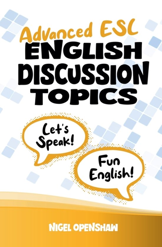 Advanced ESL English Discussion Topics - cover