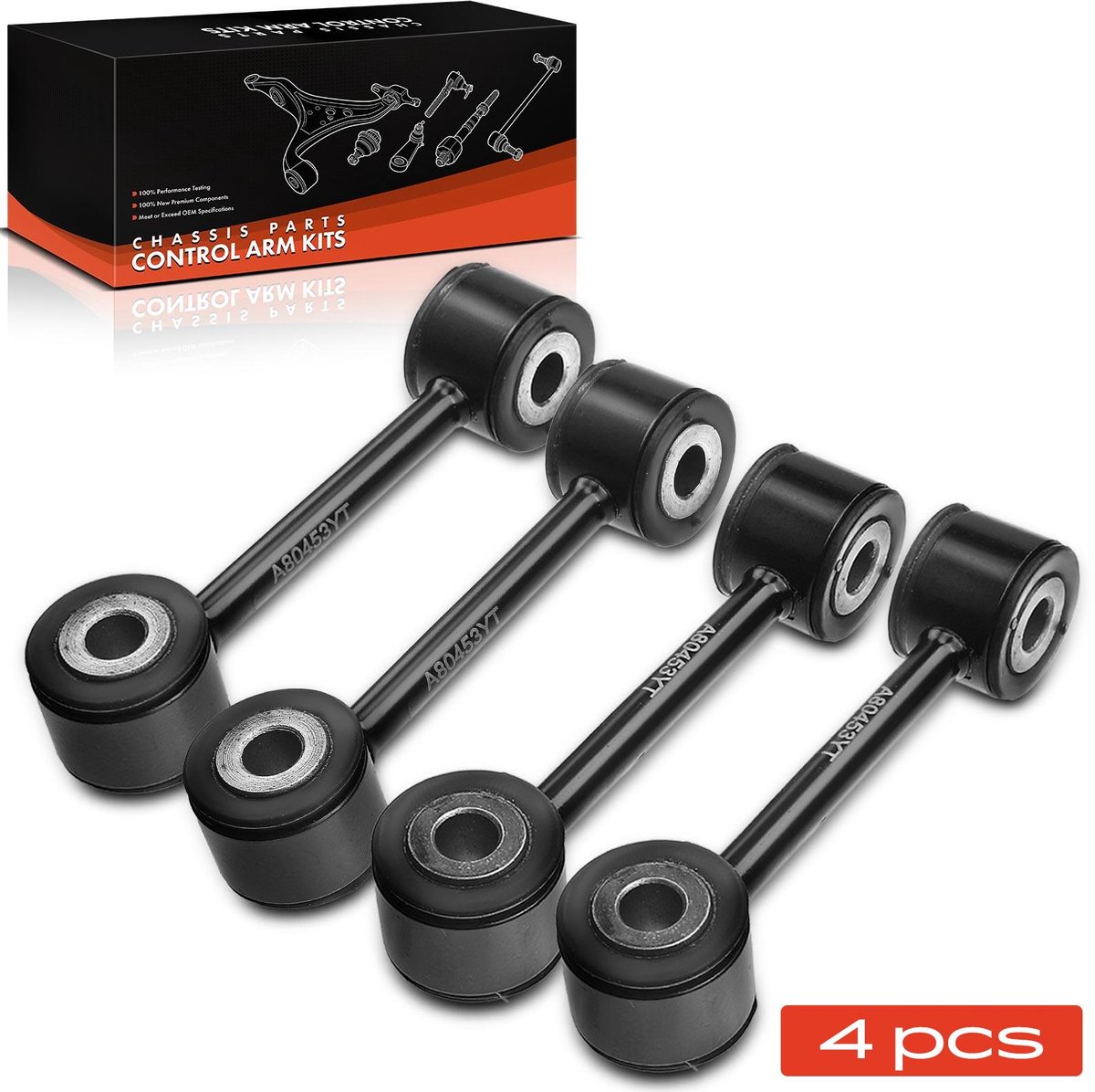 Frankberg 4x stabilisatorstang vooras links rechts voor Mazda