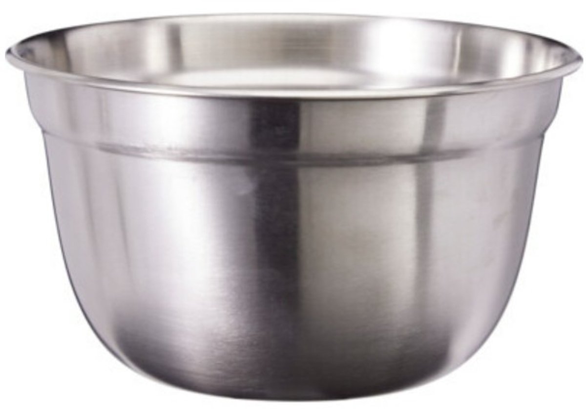 Mengkom RVS 25,5 cm diameter Merk Siaki