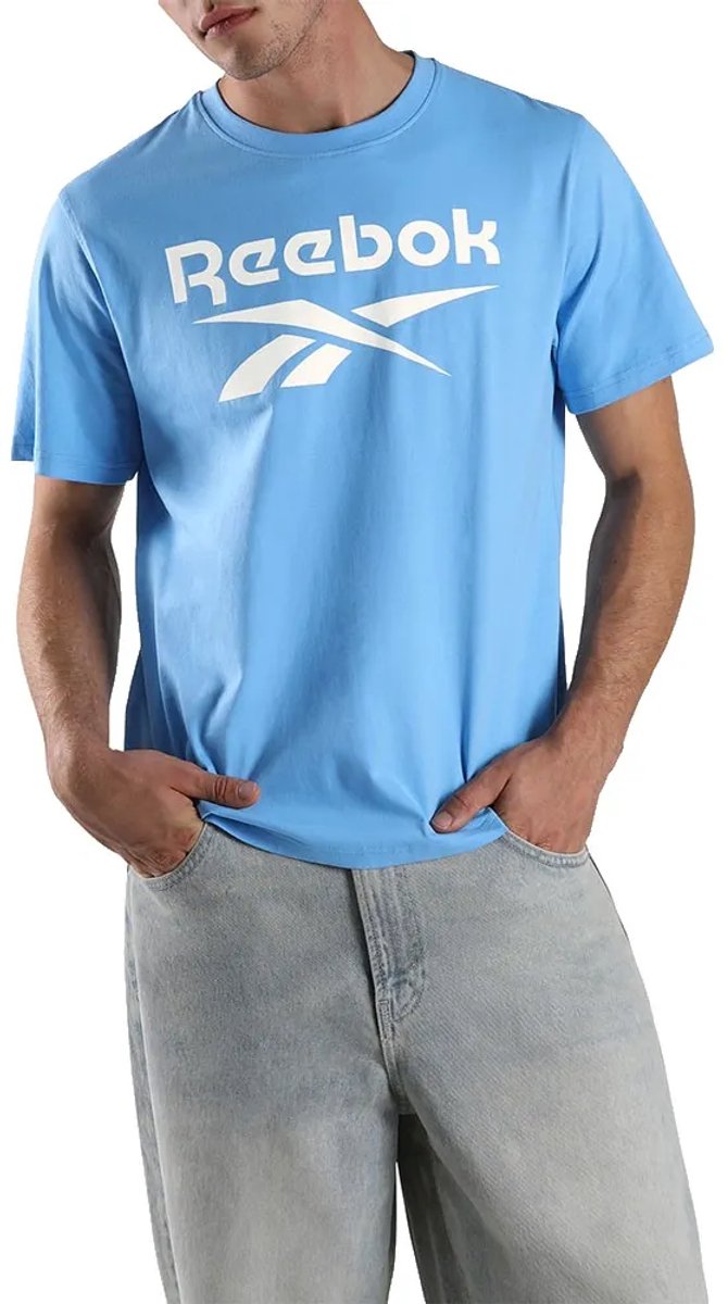 Reebok Chad Big Logo T-shirt Met Korte Mouwen Blauw S / Regular Man