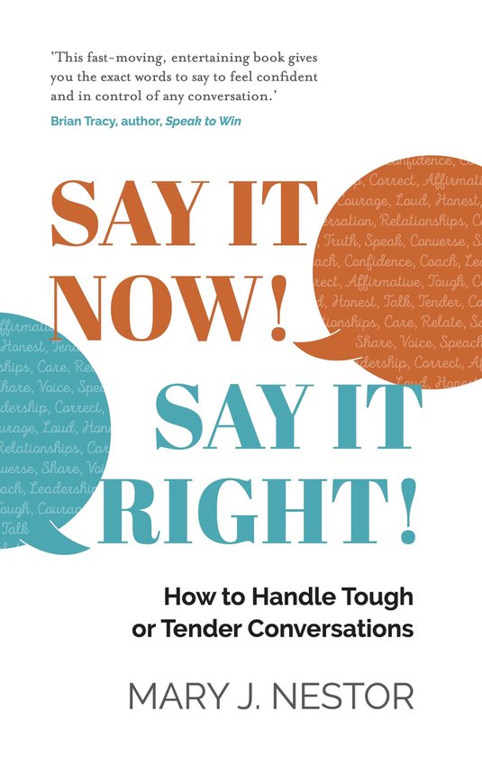 SAY IT NOW! SAY IT RIGHT! - cover