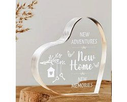 Cadeau - Home - Nieuw huis - Nieuwe Herinneringen - Geschenk - Hart - Kado - Verhuizing