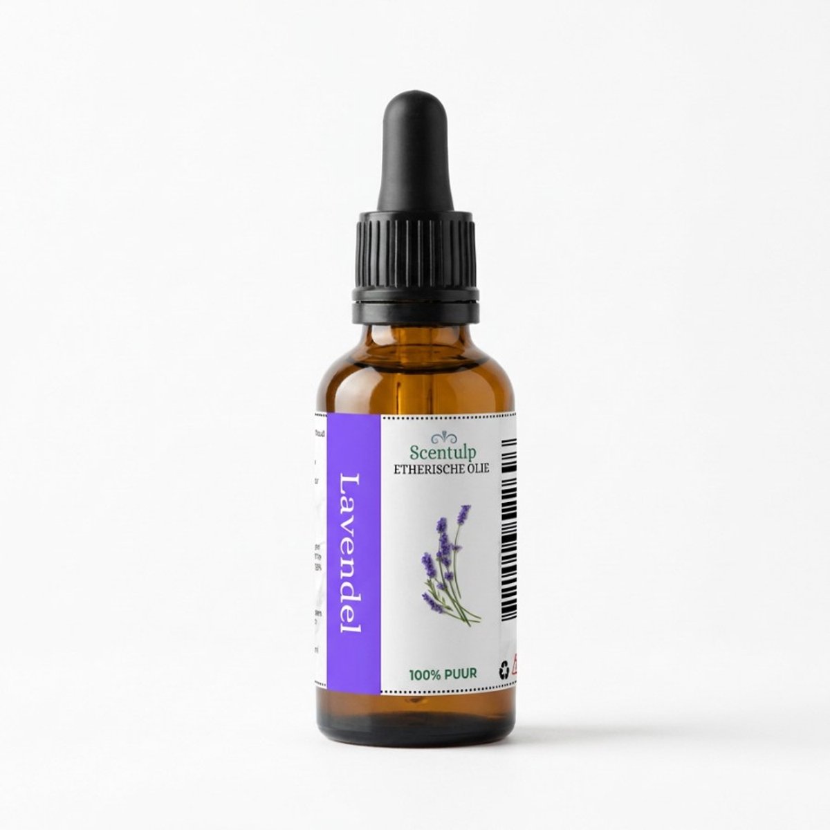 Scentulp – Lavendel Olie Etherische Olie 30 ml – Natuurzuiver & Biologisch – Lavandula Angustifolia – Aromatherapie & Ontspanning – Met Pipet