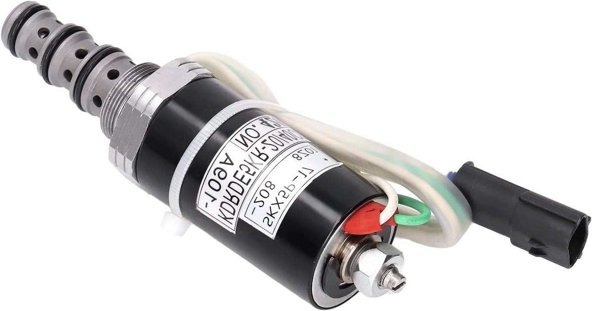 Magneetventiel voor Hydraulische Pomp - Hoge Prestaties en Fijne Afwerking voor Graafmachines SK200-6E en SK200-3 Accessoires