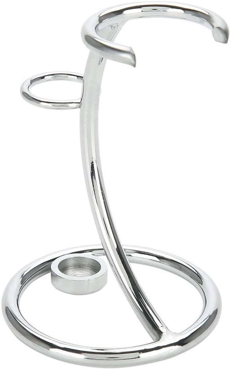 Scheerkwast Houder - Borstelhouder - Heren - RVS - Zilver - 1 stuk