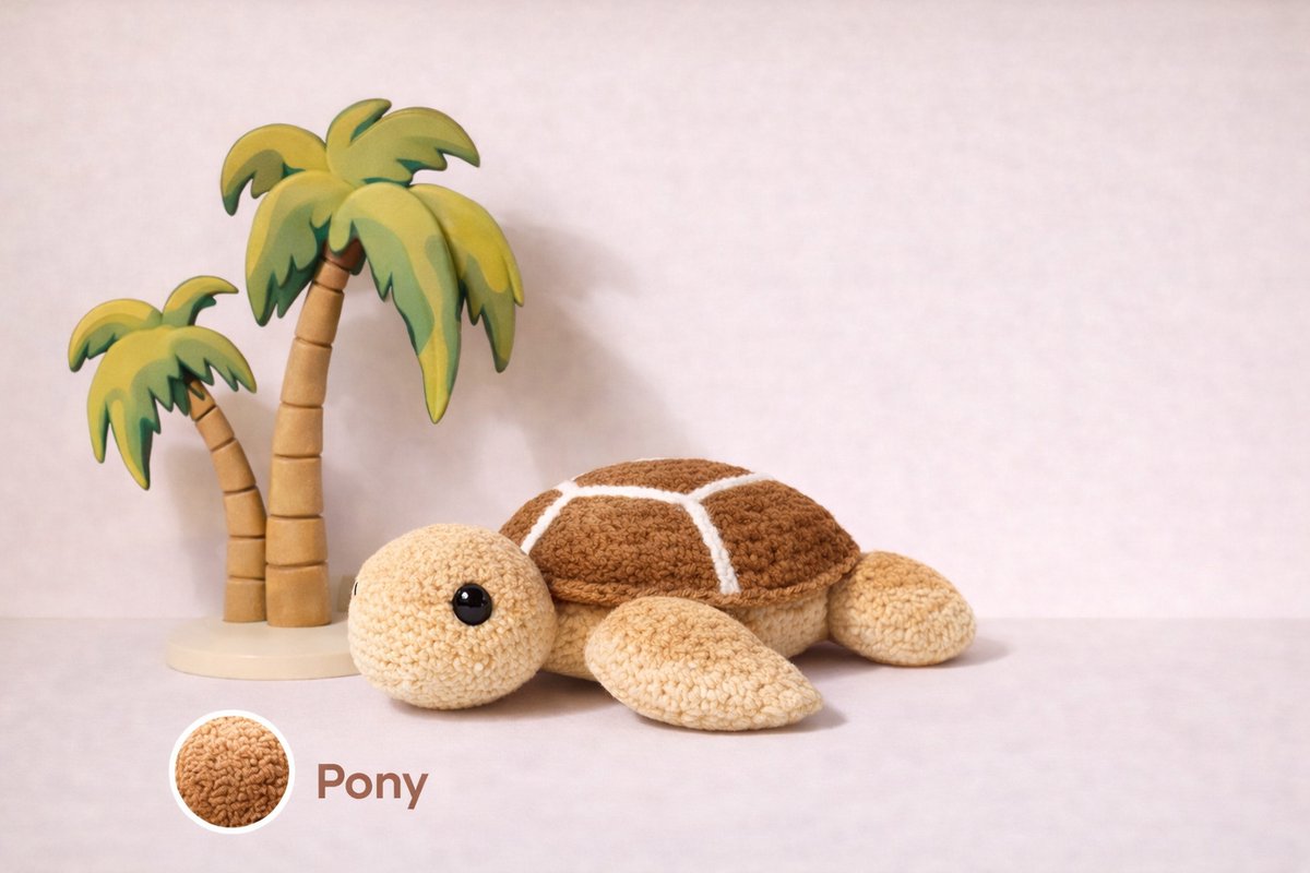 Zazu Zeeschildpad haakpakket - 412 Pony - compleet pakket - big darling monochrome - Scheepjes