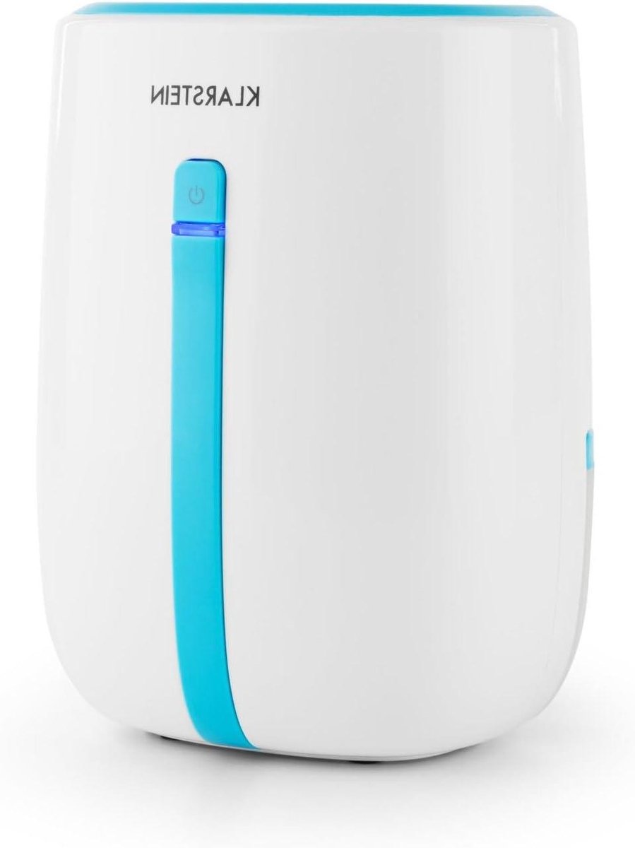Luchtontvochtiger - Vochtvreter Ontvochtiger - Vochtige Ruimtes Ontvochtigen - Fluisterstille Peltier Werking - 0.5 liter tank - Wit-Turquoise