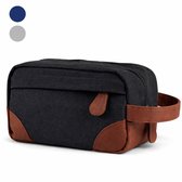VeryGoods™ Toilettas Heren Grand - Toiletzak met Haak 4.5L - Waterafstotend & Georganiseerd - Reis Toilettassen Mannen & Dames - Jongen - Zwart