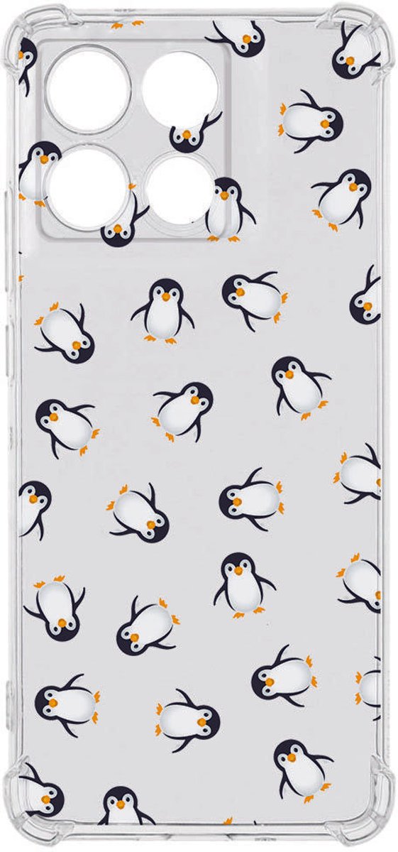 TPU Telefoonhoesje Motorola Moto G56 - Pinguïn backcover