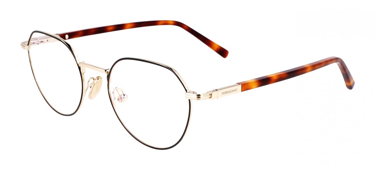 Ferragamo SF2233 Gold/black 51/20/145 UNISEX Brilmonturen