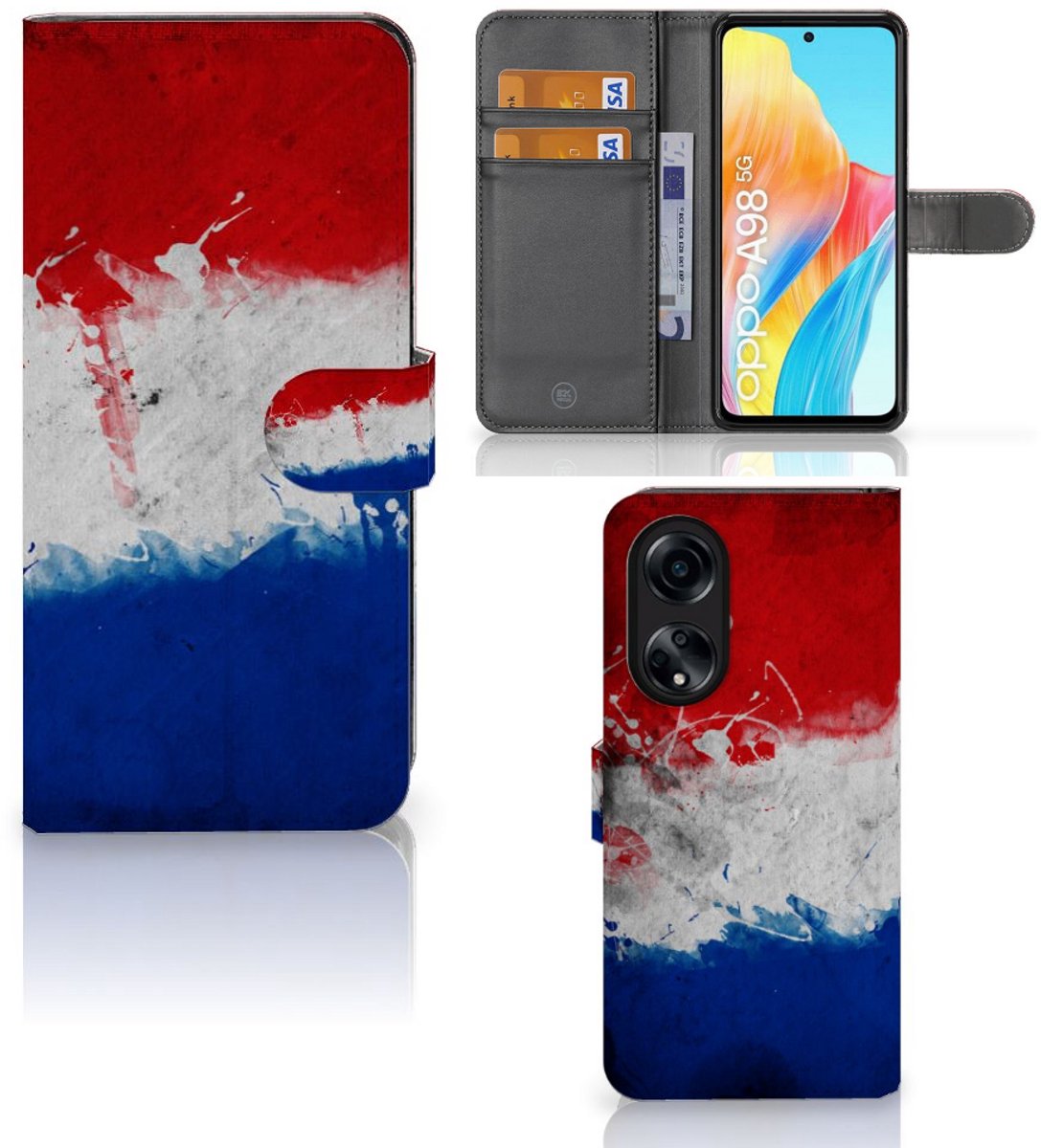 OPPO A98 5G Bookstyle Case Nederland