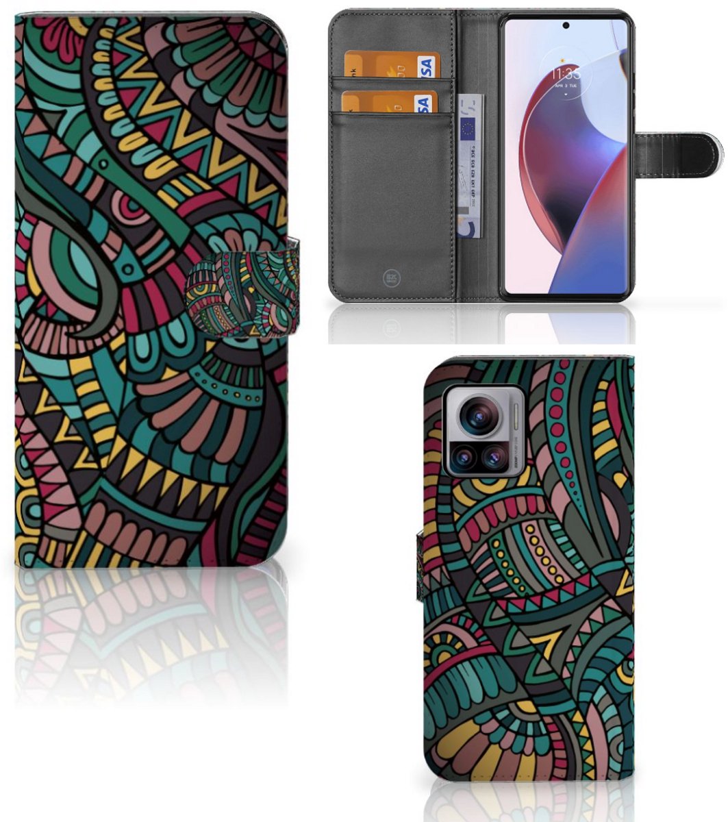 Motorola Edge 30 Ultra Telefoon Hoesje Aztec