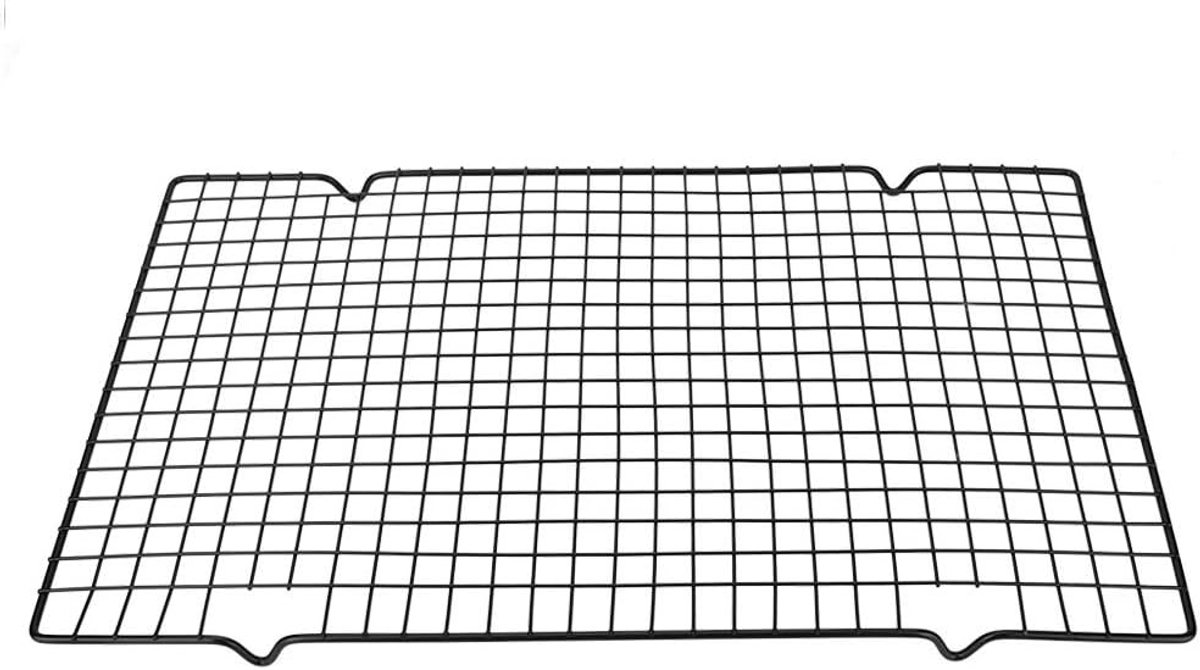 Rechthoekig BBQ Draadnet 40 x 25 cm - Vervangend Rooster voor Houtskool Gas Pellet Grill