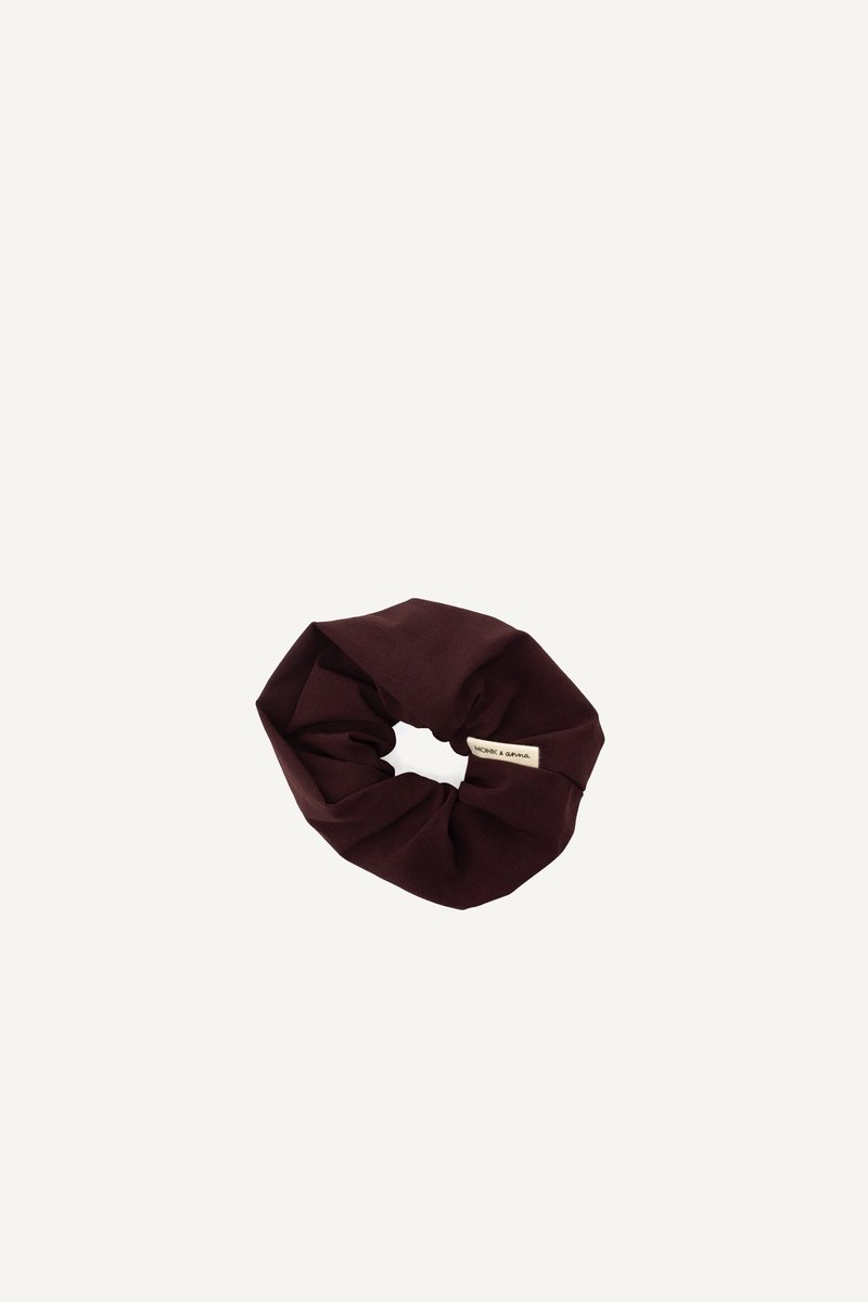 Monk and Anna - Scrunchie • padded • mahogany