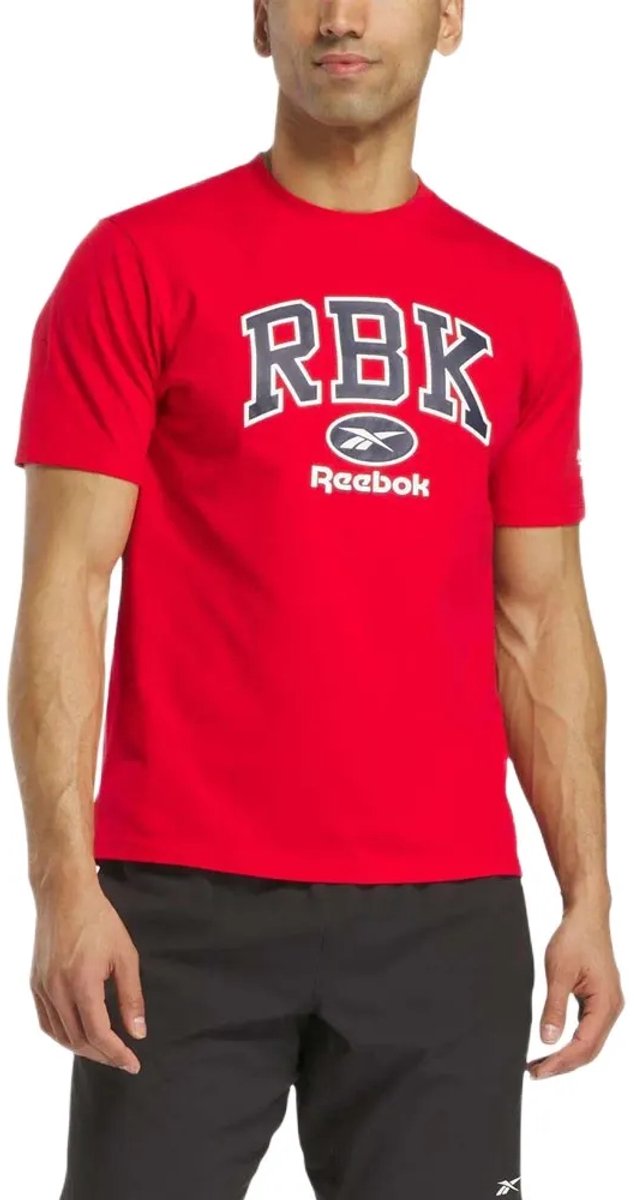 Reebok Collegiate T-shirt Met Korte Mouwen XL Man Rood