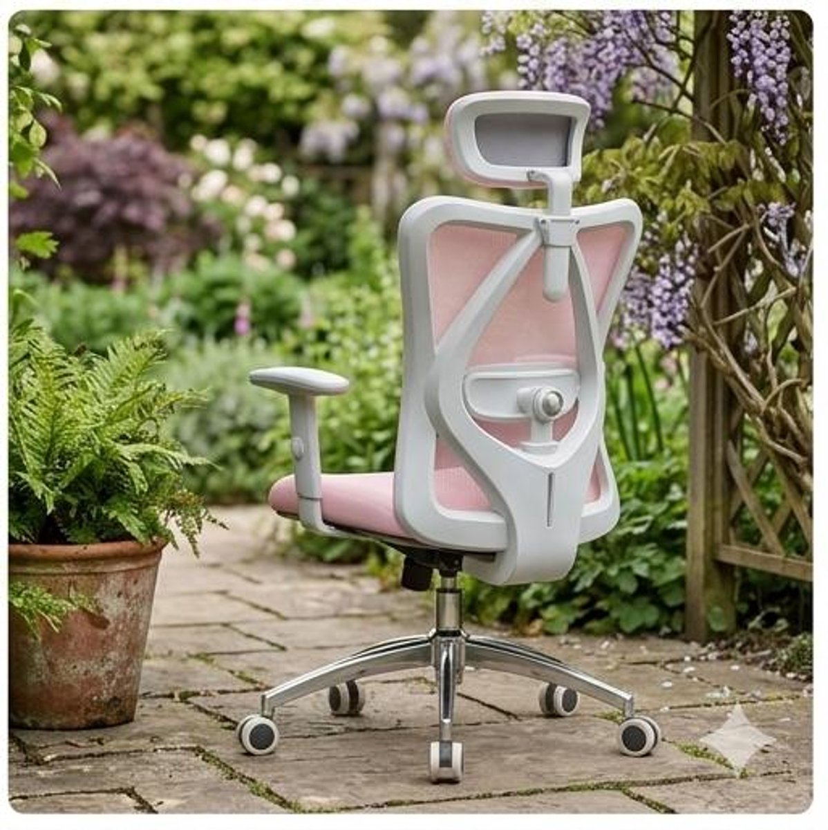 Ergonomische Bureaustoel 72x68,5x130 cm – Verstelbare Lendensteun, Hoofdsteun & Armleuningen, 126° Kantelfunctie, Belastbaar tot 150 kg, Zwart – Urbanhome