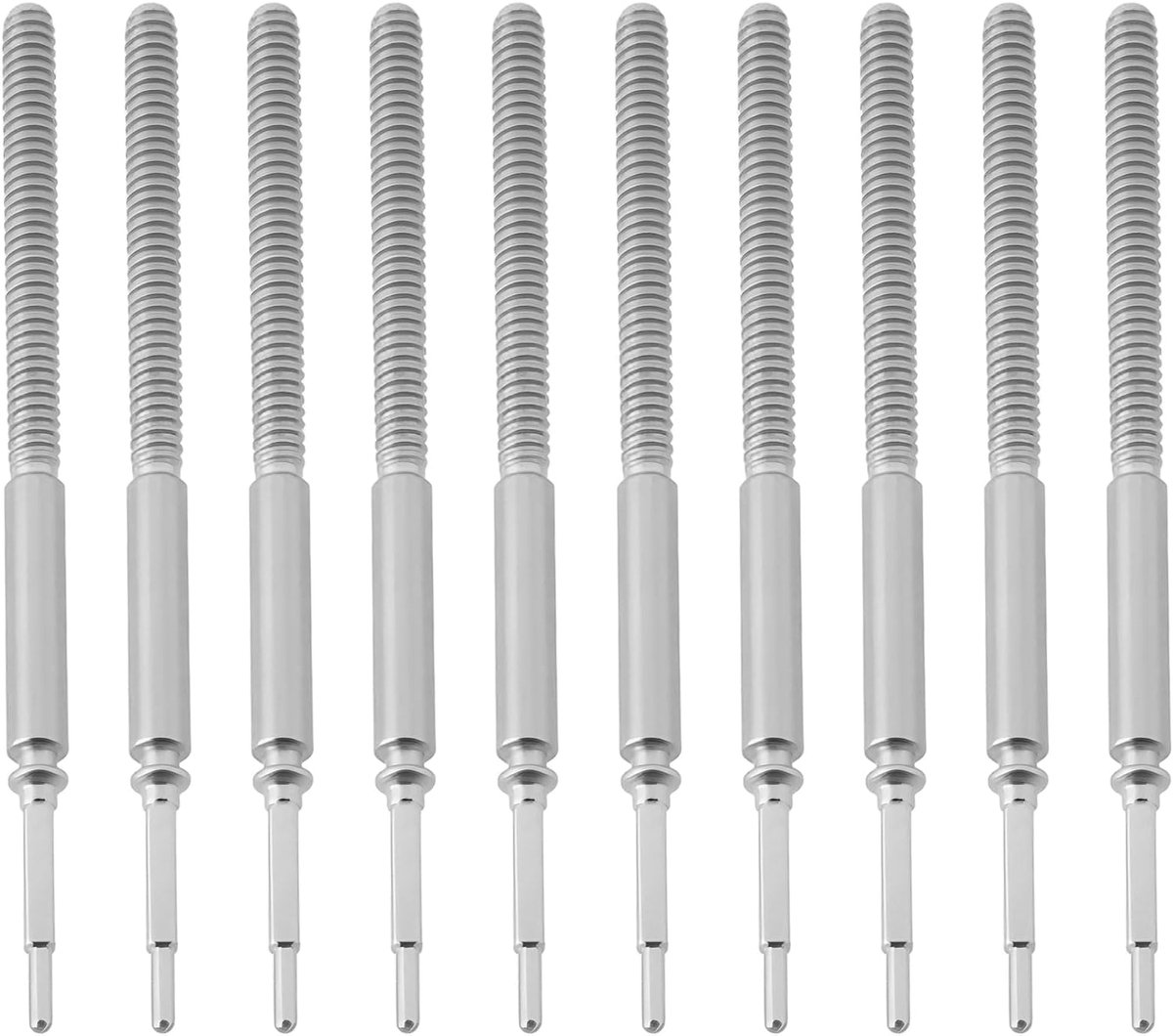 10Pcs Horloge Beweging Crown Stem Winding Shaft - Compatibel Met ETA 2892A2 - Horloge Onderdeel - Horloge Reparatie