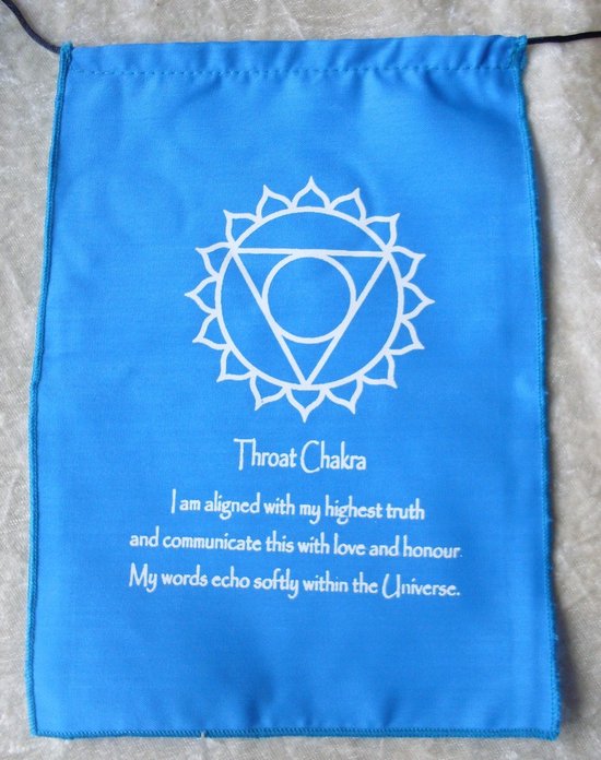 Chakra Meditatie Vlaggenlijn - Gebedsvlaggen Chakra - Meditatie Yoga - Handgemaakt op Bali - 7 vlaggen 20x14cm - Meerkleurig — afbeelding 2