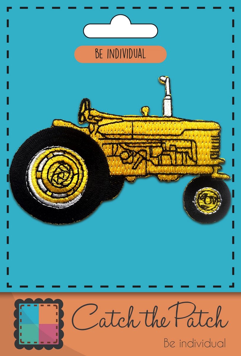 Tractor strijkembleem - Patch - Strijkapplicatie