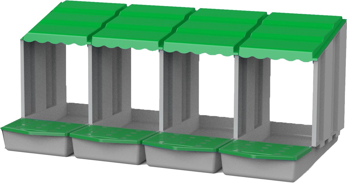 (4-delig) MeineHennen Kippen legnest / rollegnest, LxHxB 51,5 x 46,5 x 112,1 cm