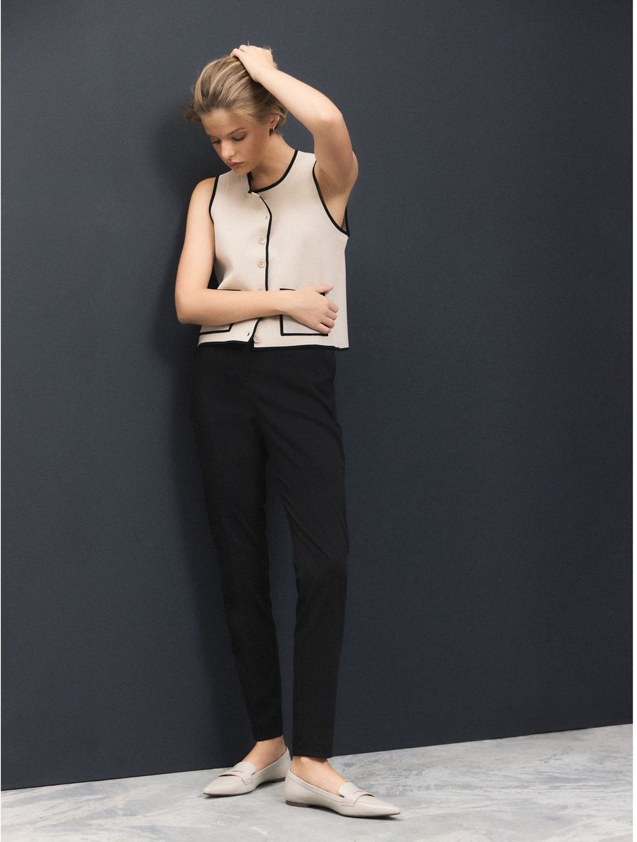 Next Skinny modieus gesneden broek