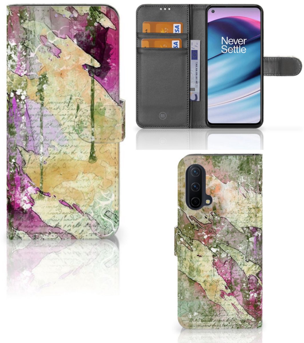 Hoesje OnePlus Nord CE 5G Letter Painting