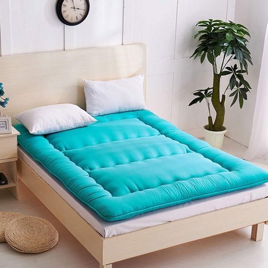 Japanse Futonmatras - Vloermat Slapen - Comfortabel Slapen - Rug Gelijkmatige Lijn - 180x200cm - Paars — afbeelding 5