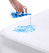 Hoeslaken en PU imperméable Zavelo Katoen Molton - 160x200 cm - 100% Katoen - Hauteur d'angle 30cm - Lavable jusqu'à 95 degrés - Élastique tout autour