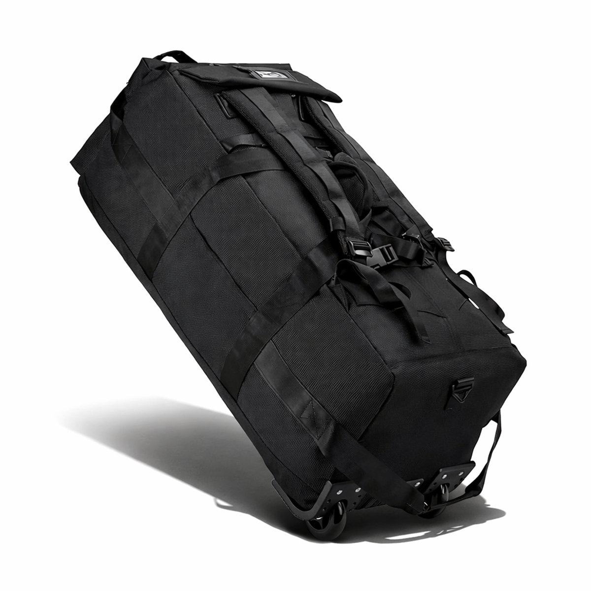 Grote Reistas met Wielen 80L - Waterdichte Sporttas Trolley - Zwart