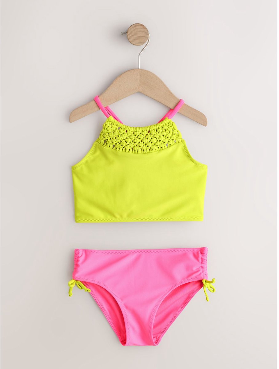 Next - Meisjes - Macrame bikini - Roze