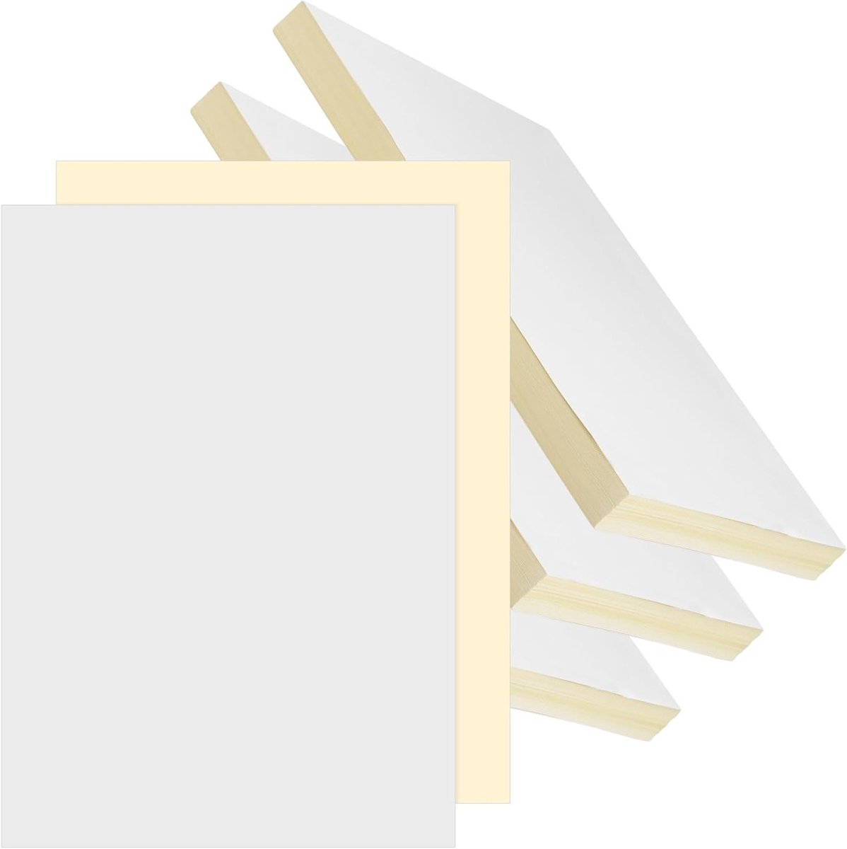 300 Stuks A4 Zelfklevende Labels 21 x 29,7 cm - Printbare Stickerpapier voor Laser- en Inkjetprinters, Ideaal voor Organisatie en Labeling