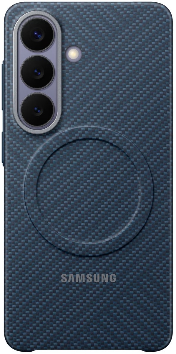 Samsung Galaxy S26 Hoesje - Carbon Magnet - Dark Blue