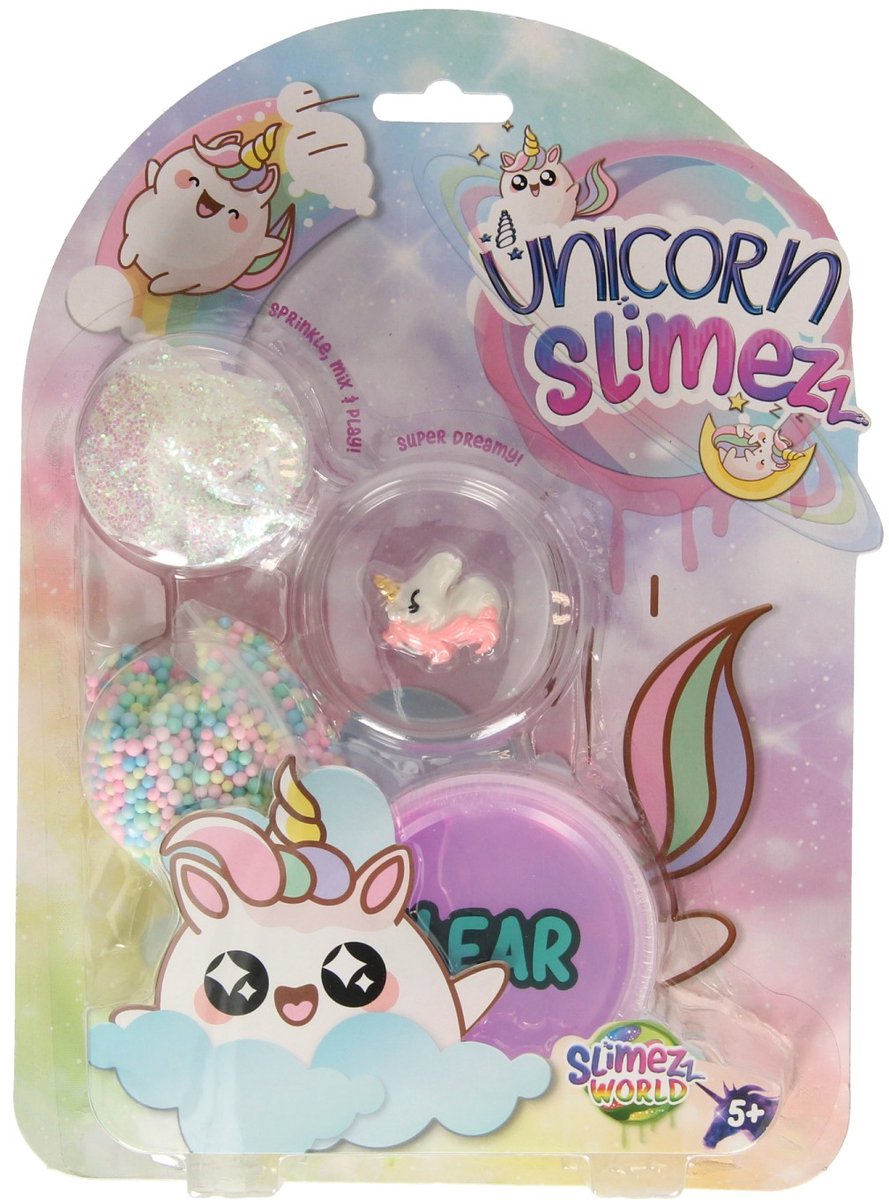 Sambro slijm unicorn speelgoedset DIY magisch knutselen.