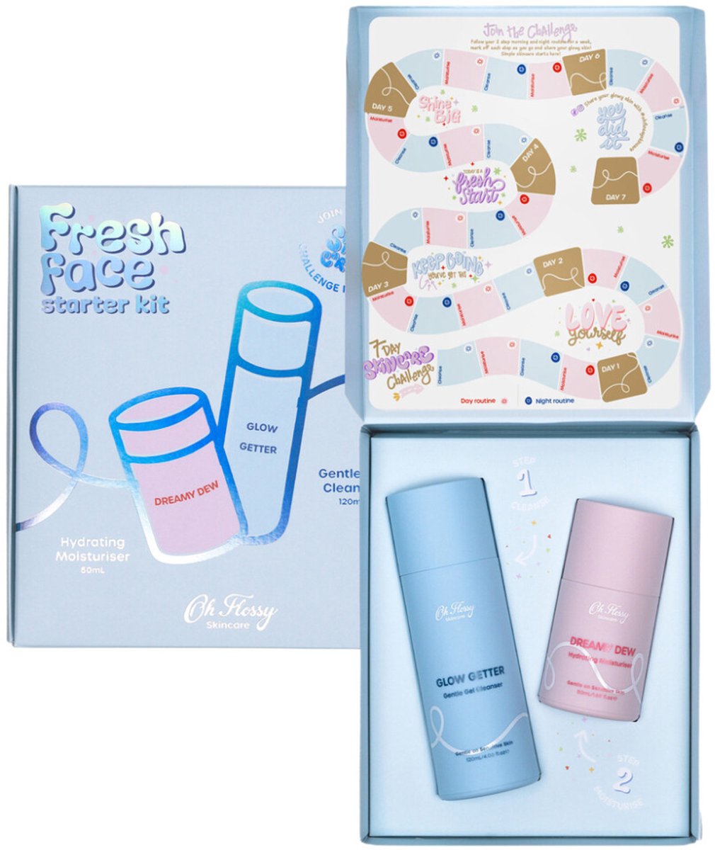 Oh Flossy verzorging startpakket Fresh Face - kinderverzorging set.