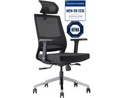 Stane Ergonomische Bureaustoel Office Chair - Bureaustoelen voor Volwassenen Computer Stoel - NEN-EN1335 Gecertificeerd