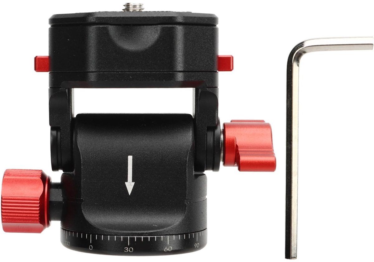Golden crown - Statief Fluid Head - Camera Mount - 360 Graden Roterend - Quick Release Ball Head - Lichtgewicht en Draagbaar - Geschikt voor M...