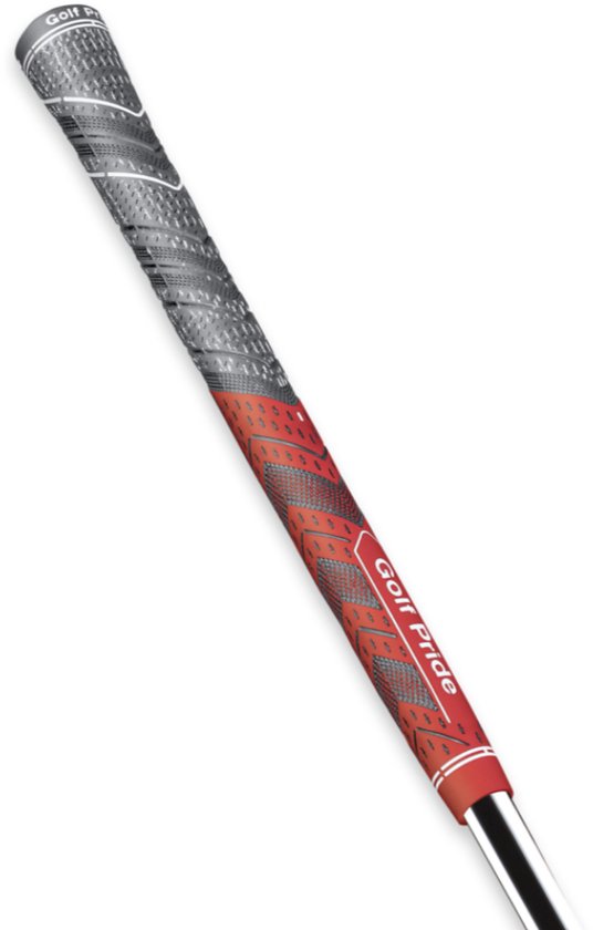 GolfPride New Decade MultiCompound Standaard Grip - Rood Zwart van GolfPride — afbeelding 2