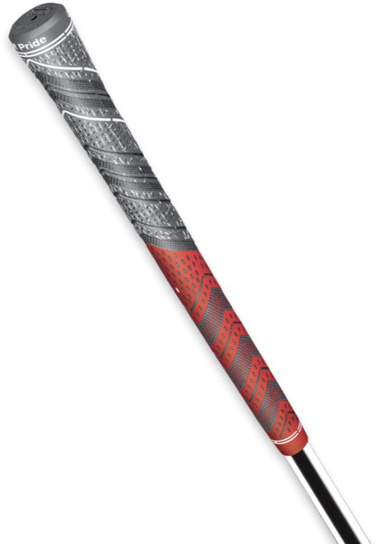 GolfPride New Decade MultiCompound Standaard Grip - Rood Zwart van GolfPride — afbeelding 3