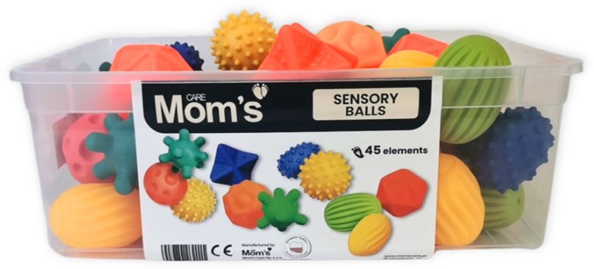 Mom's Care sensorisch speelgoed ballen set - 45 stuks - educatief.