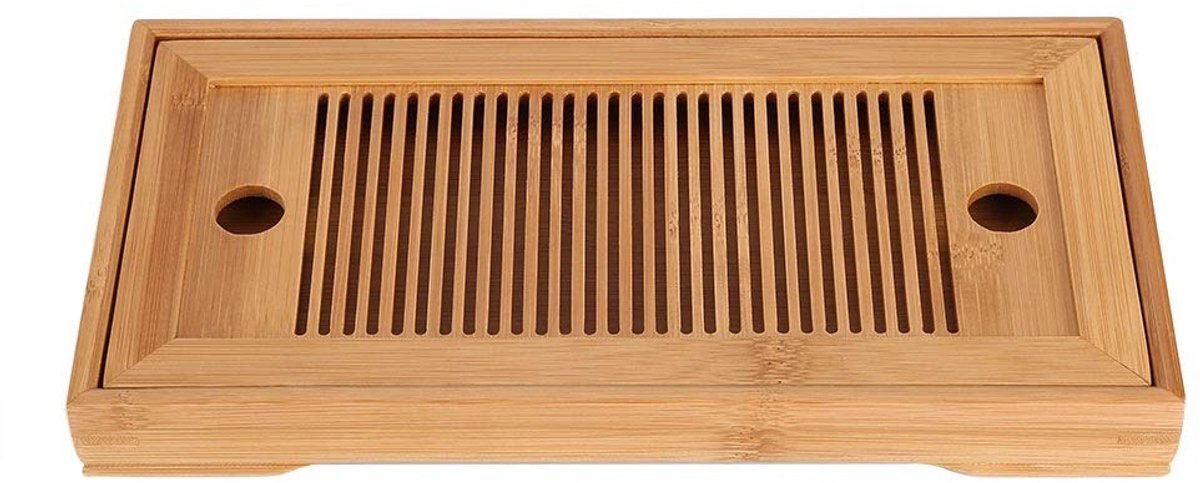Nikou Bamboe Theetafel voor Gongfu Theeceremonie - Reservoir Type Mini Servicetafel