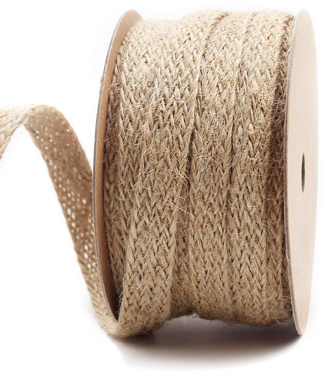 SPHProducts - Jute Touw - Decoratief - 12mm breed - Bruin - Creatief - 10 meter - Geschikt voor verschillende gelegenheden