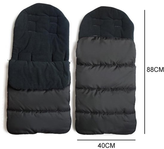 Warme Winter Baby Footmuff voor Kinderwagens - Zachte Fleece & Waterdicht — afbeelding 4