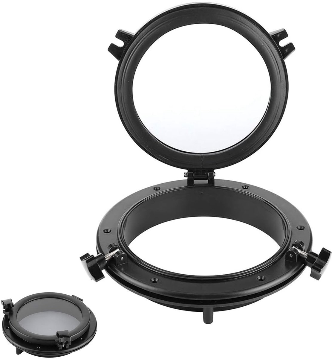 Allecto - Boot Patrijspoort - Ronde Patrijspoort - Waterdicht en Duurzaam - 10 Inch - Universeel Venster - Geschikt voor Jacht en RV