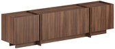Skye Decor, Tv-standaard, Lowen - Milano Walnut, Gemelamineerde spaanplaat, Milano walnoot, 180 x 35 x 46 cm